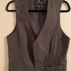 Buckle GREY/Pinstripe Vest